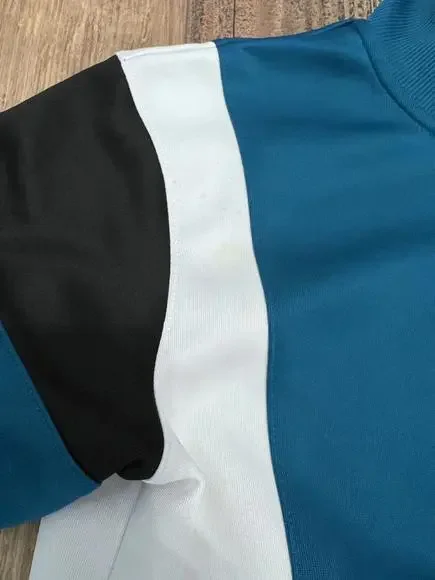 588812-393 NIKE AIR Time 2.0 JACKET Basketball Teal Turquoise Mockneck Mens S - Picture 3 of 9